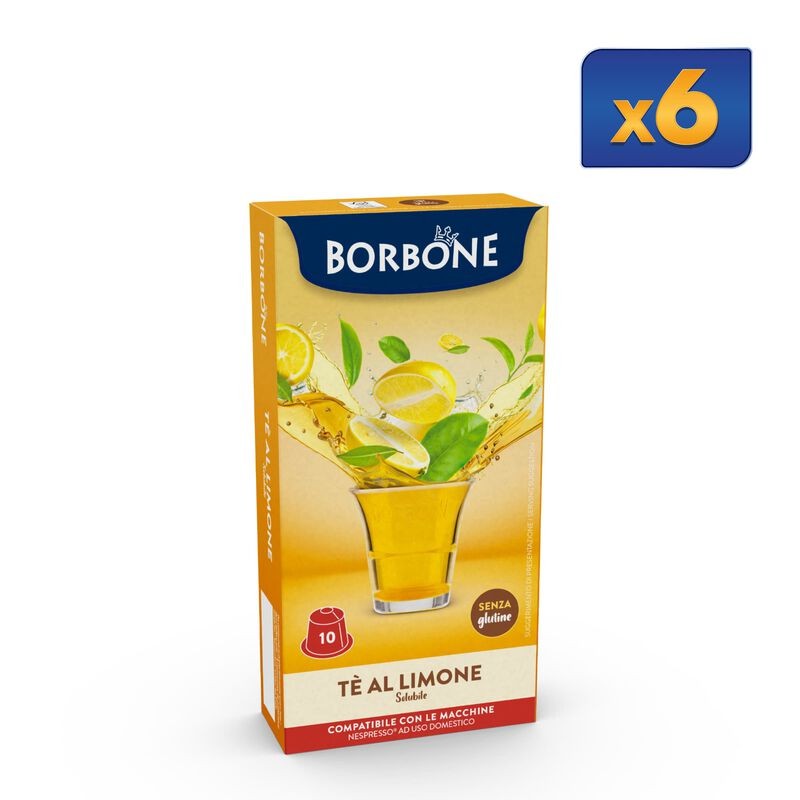 60 Capsules Thé Citron Borbone