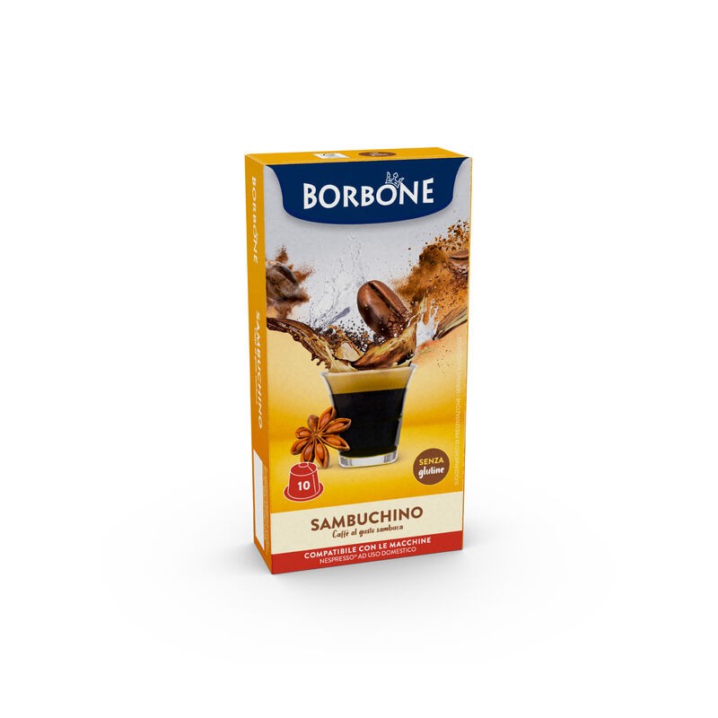 10 Capsules Borbone CAFÉ ET SAMBUCA