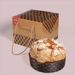 Panettone artisanal aux raisins secs et fruits confits