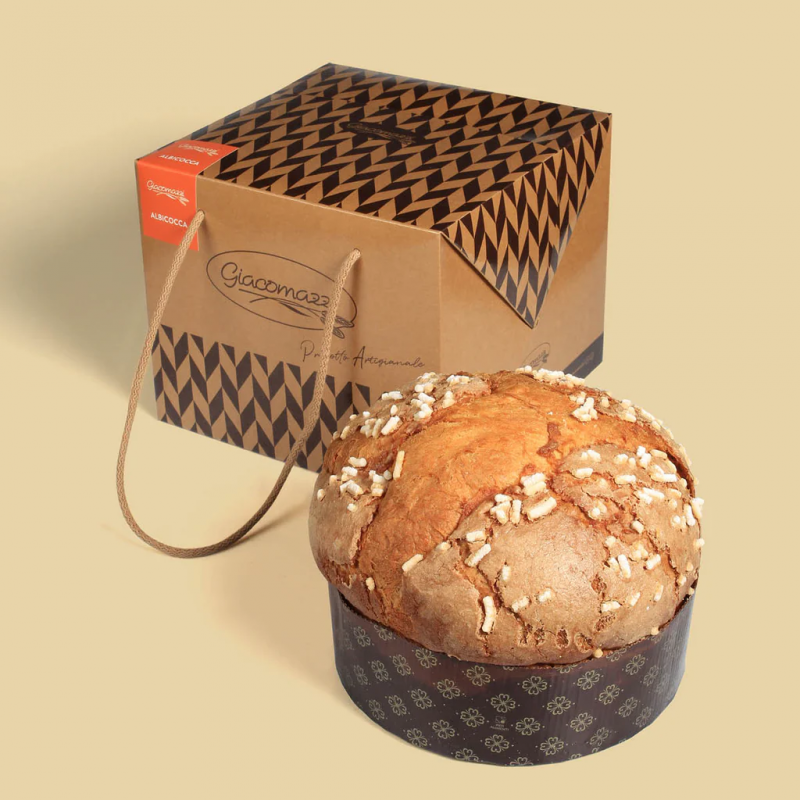 Panettone artisanal aux abricots sans raisins secs