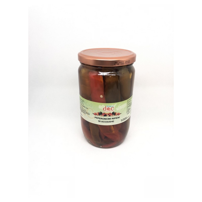 Poivrons farcis aux anchois - 650 gr Poivrons farcis aux anchois - 650 gr