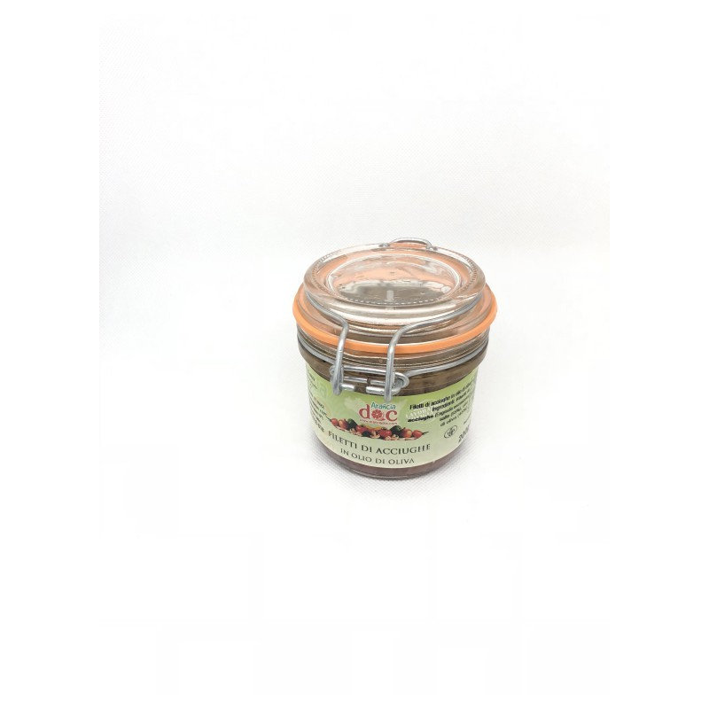 Filets d'anchois à l'huile d'olive - 200 gr